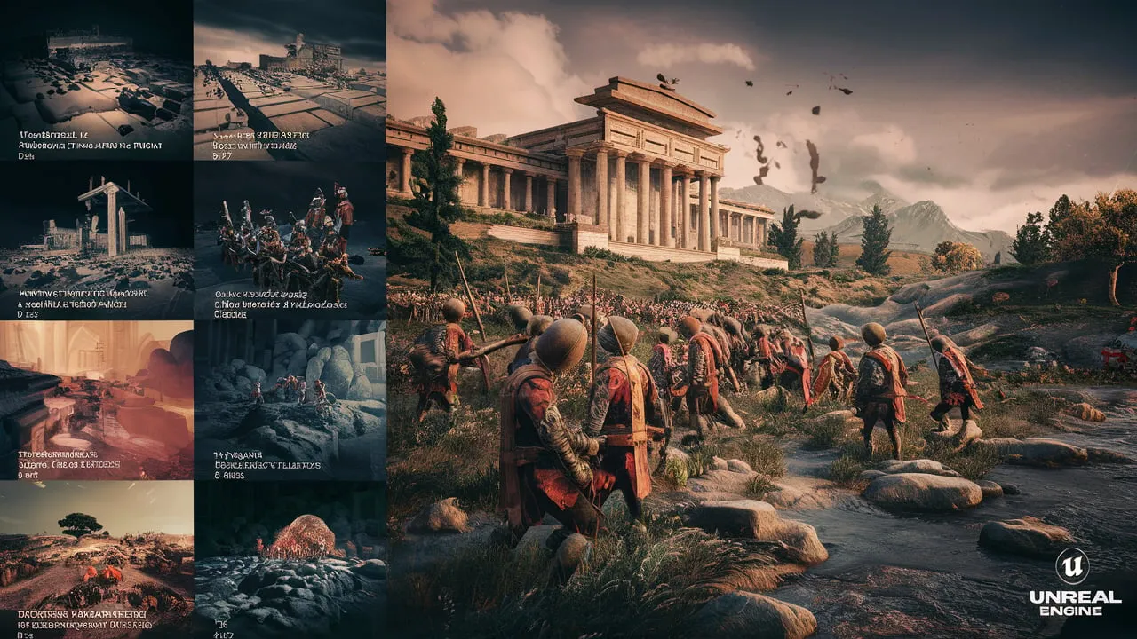 how to make a total war game in unreal engine​